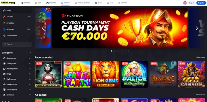 Cyber.Bet Online Casino